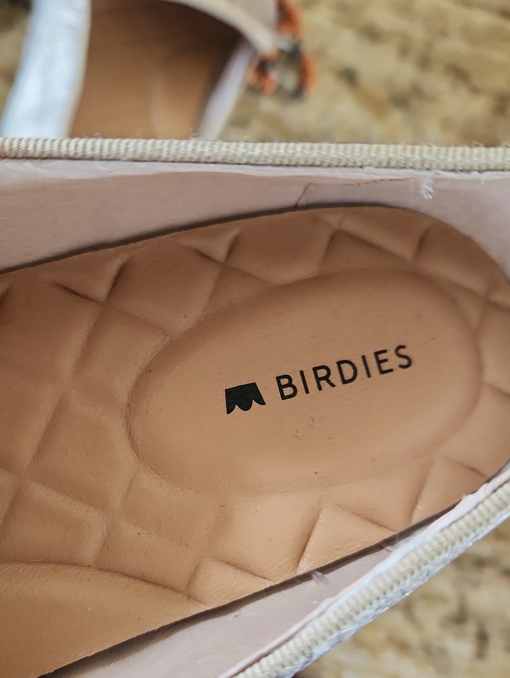 Birdies The Swift Slip-On Sneaker Metallic Gold Leather size 9 - Picture 12 of 16
